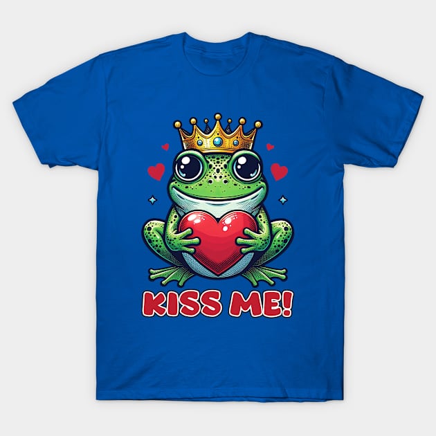 Frog Prince 77 T-Shirt by Houerd